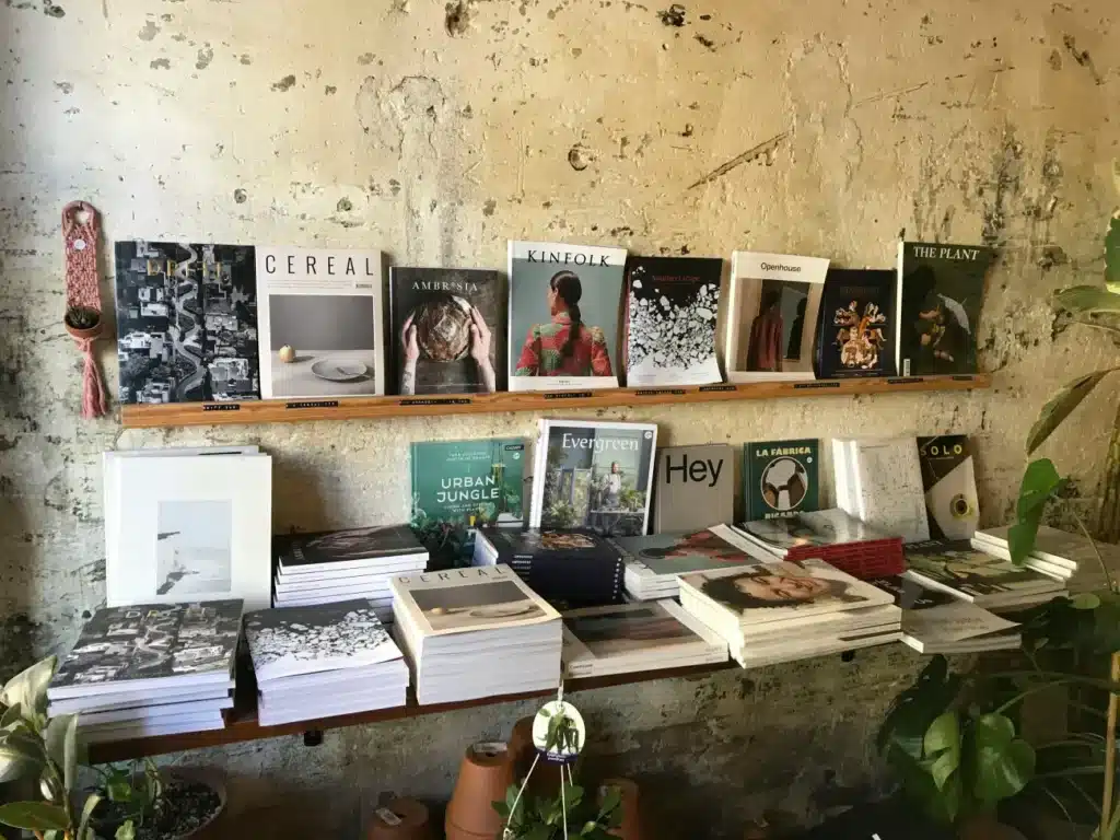 Books and Photos on Floating Shelves