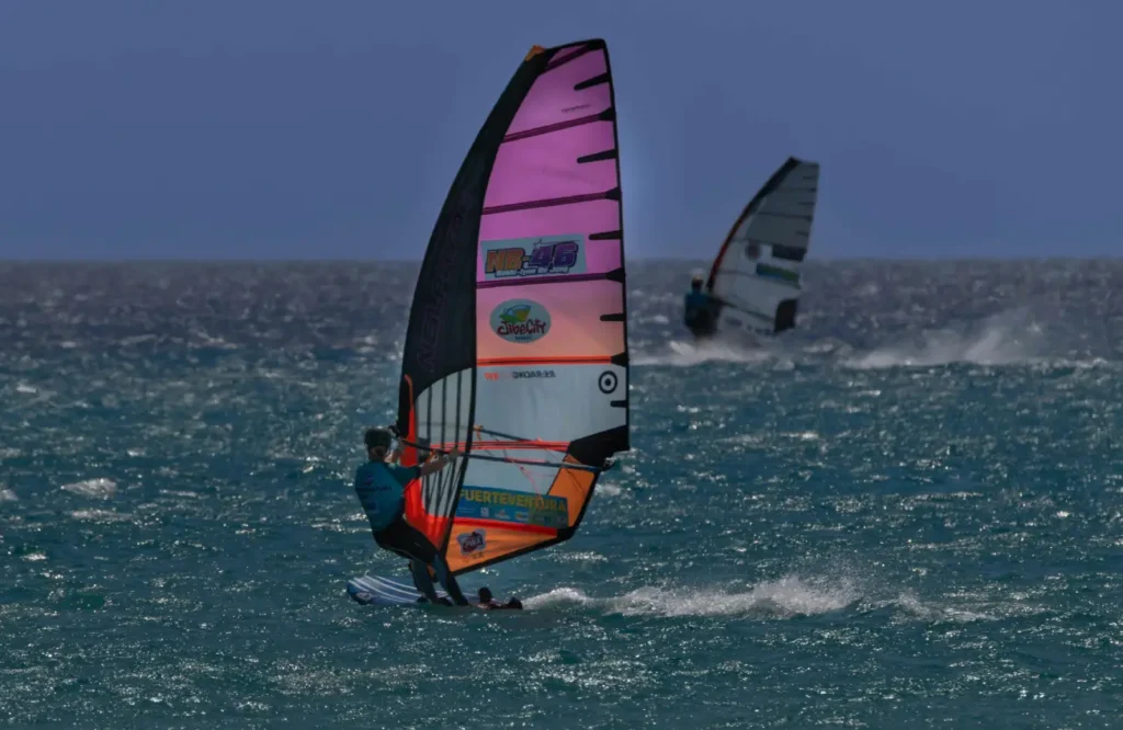 Colorful Windsurfing Adventure in Fuerteventura