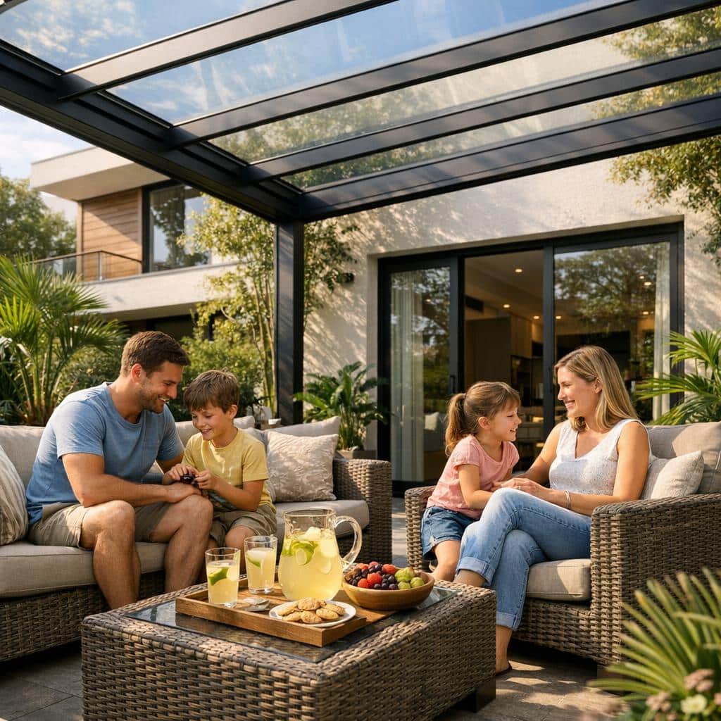 Eine Terrassenüberdachung vereint Stil und Funktion